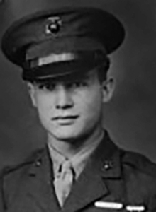 Portrait of Arthur T LaPorte World War II Marine
