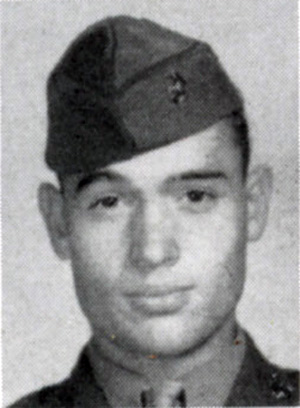 Portrait of Alva R Perry, Jr. World War II Marine