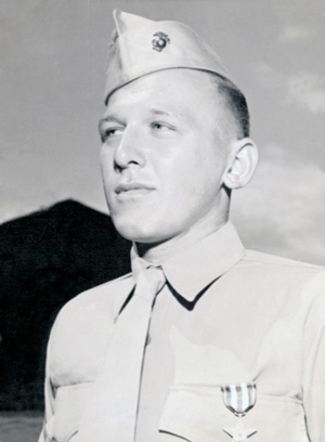 Portrait of Edward Dubeck World War II Marine