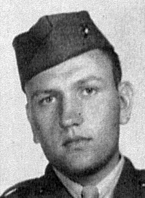 Portrait of Venon H Ison World War II Marine